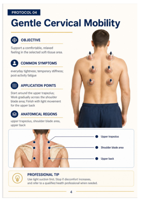 Inside page 2 of the cupping therapy protocols manual